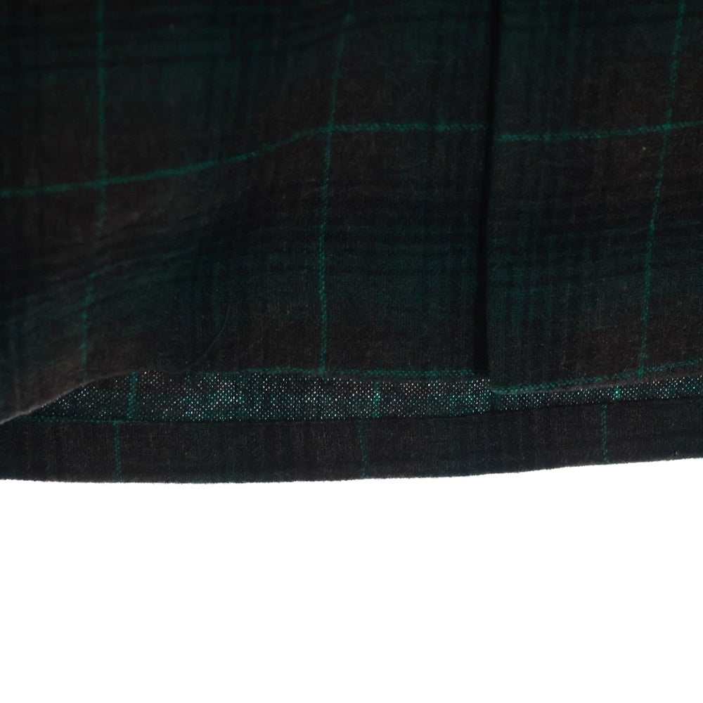 PENDLETON(ペンドルトン) 50S VINTAGE タータンチェック オープンカラー ウールシャツ グリーン