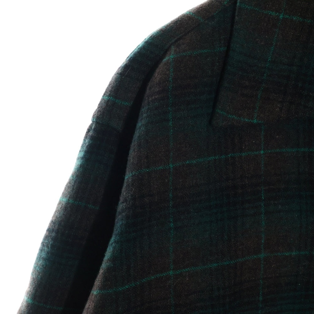 PENDLETON(ペンドルトン) 50S VINTAGE タータンチェック オープンカラー ウールシャツ グリーン