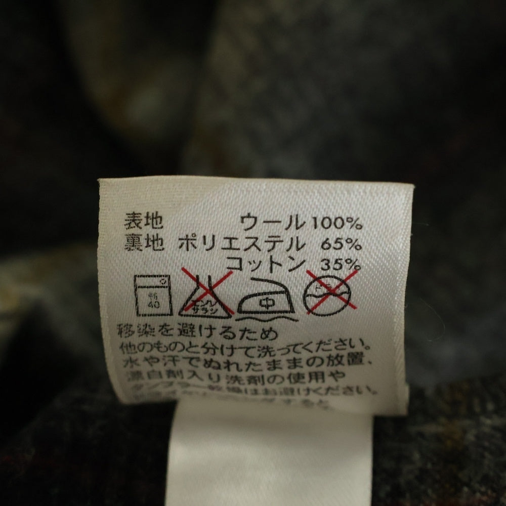 PENDLETON(ペンドルトン) 90S VINTAGE タータンチェック オープンカラー ウールシャツ グレー
