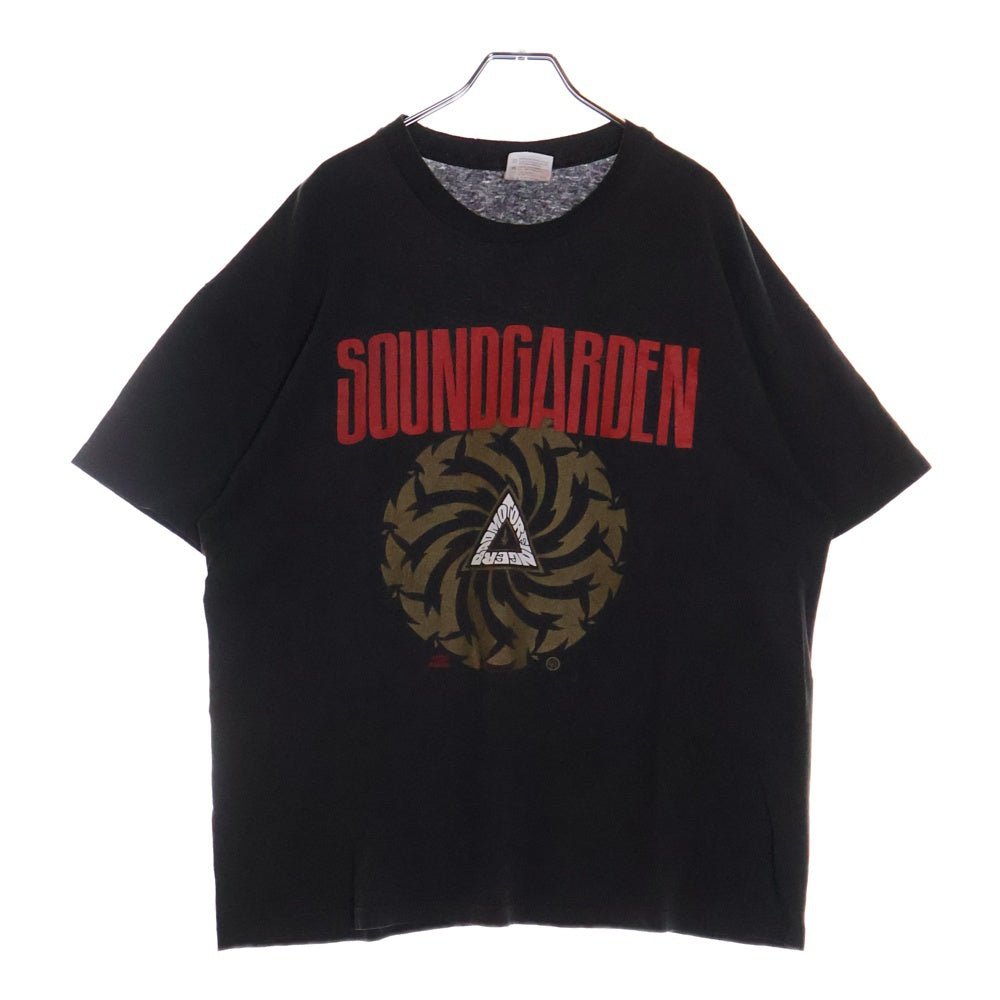 VINTAGE(ヴィンテージ) 90S SOUNDGARDEN BADMOTORFINGER サウンドガーデン 両面プリント 半袖Tシャツ ブラック