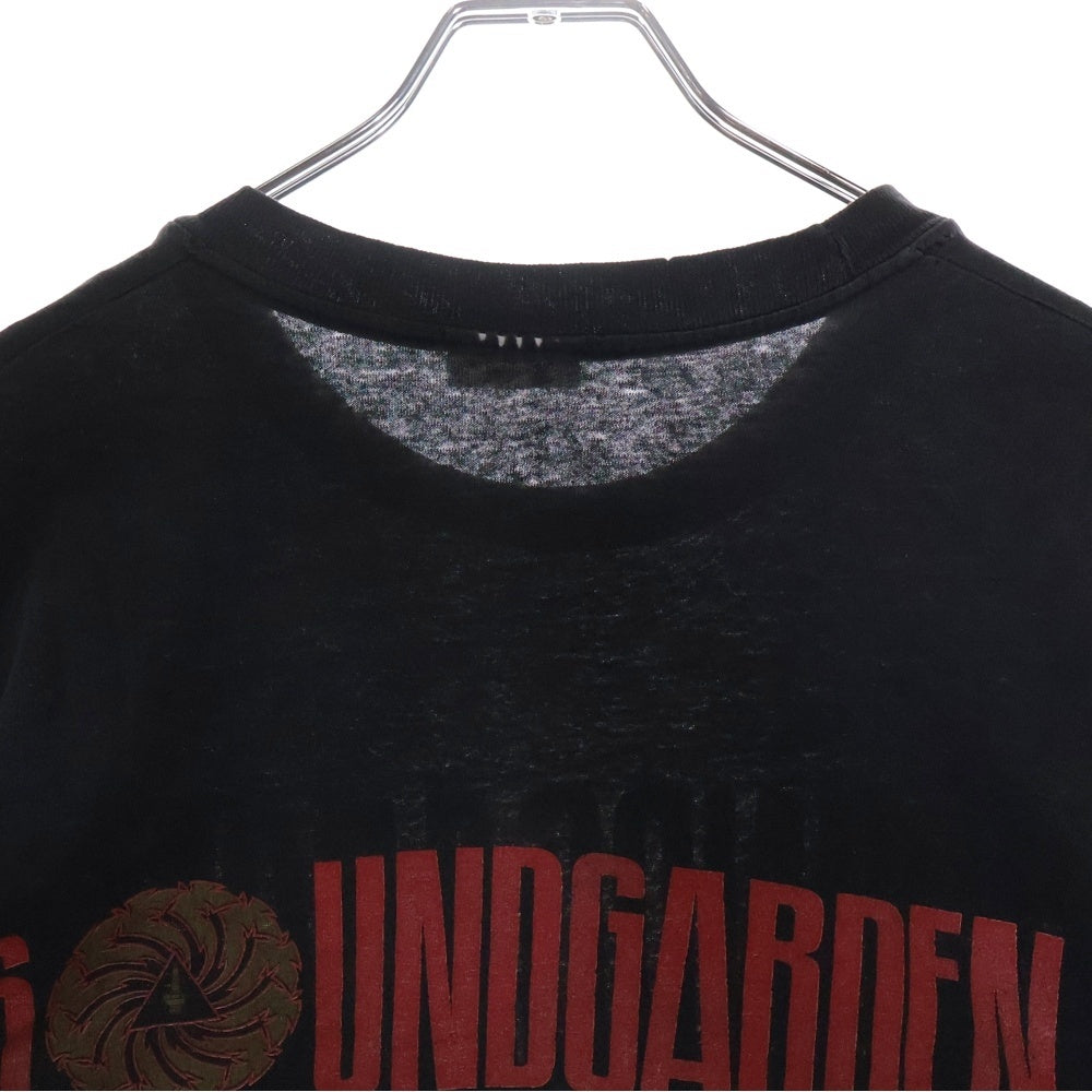 VINTAGE(ヴィンテージ) 90S SOUNDGARDEN BADMOTORFINGER サウンドガーデン 両面プリント 半袖Tシャツ ブラック