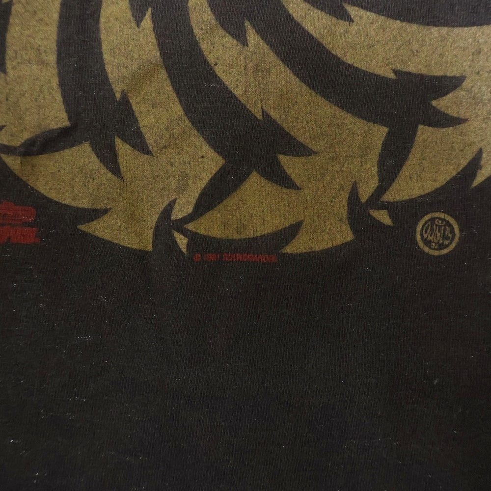 VINTAGE(ヴィンテージ) 90S SOUNDGARDEN BADMOTORFINGER サウンドガーデン 両面プリント 半袖Tシャツ ブラック