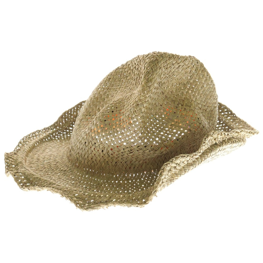 Vivienne Westwood(ヴィヴィアンウエストウッド) worlds end Straw Mountain hat ワールズエンド 裏地スクイグル ストロー マウンテンハット ブラウン