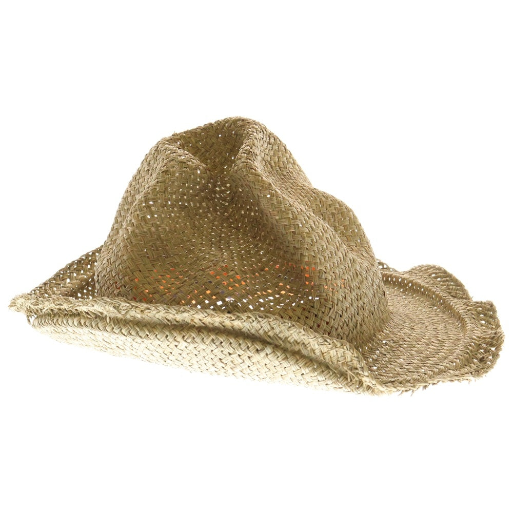 Vivienne Westwood(ヴィヴィアンウエストウッド) worlds end Straw Mountain hat ワールズエンド 裏地スクイグル ストロー マウンテンハット ブラウン
