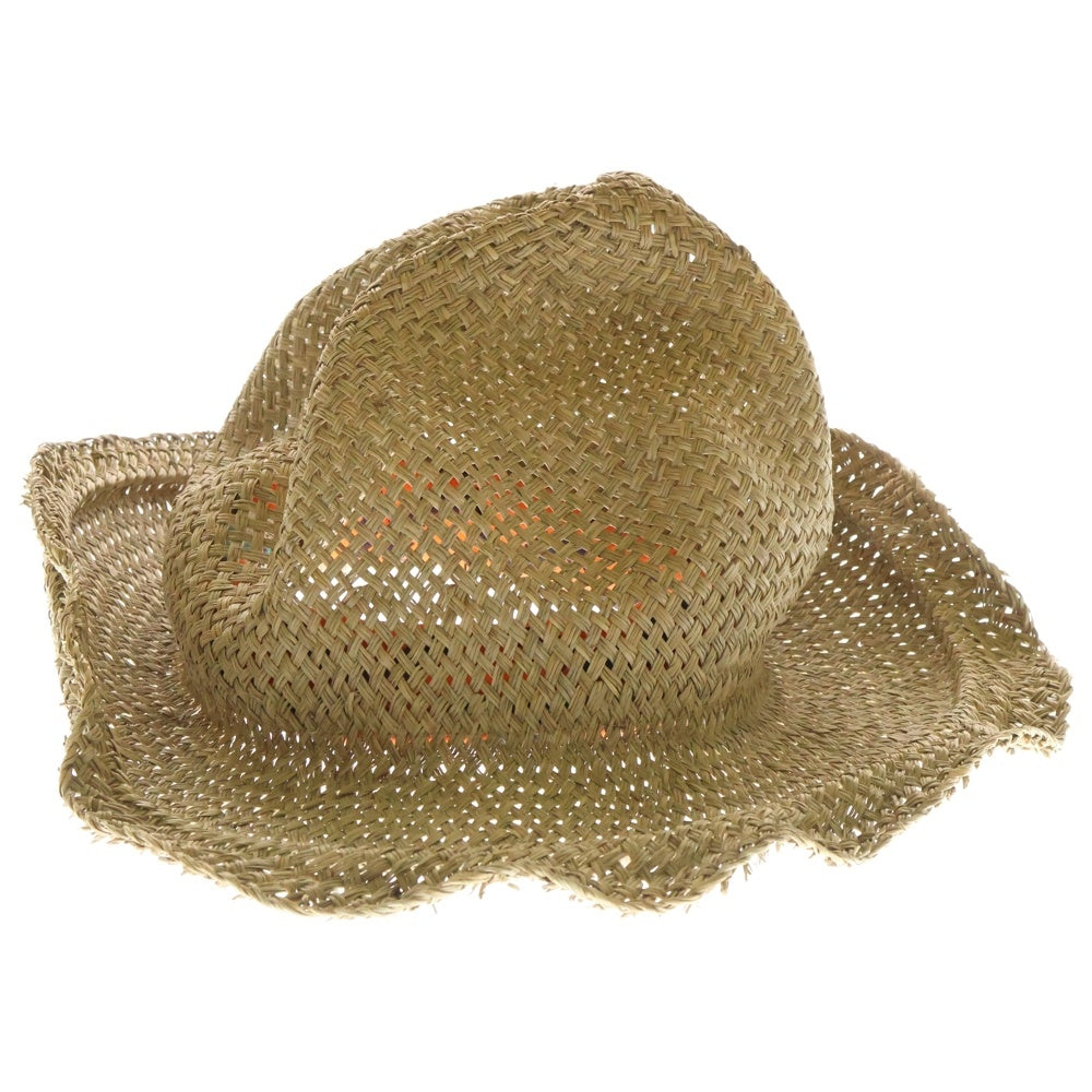 Vivienne Westwood(ヴィヴィアンウエストウッド) worlds end Straw Mountain hat ワールズエンド 裏地スクイグル ストロー マウンテンハット ブラウン