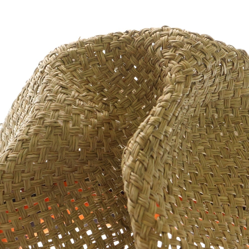 Vivienne Westwood(ヴィヴィアンウエストウッド) worlds end Straw Mountain hat ワールズエンド 裏地スクイグル ストロー マウンテンハット ブラウン