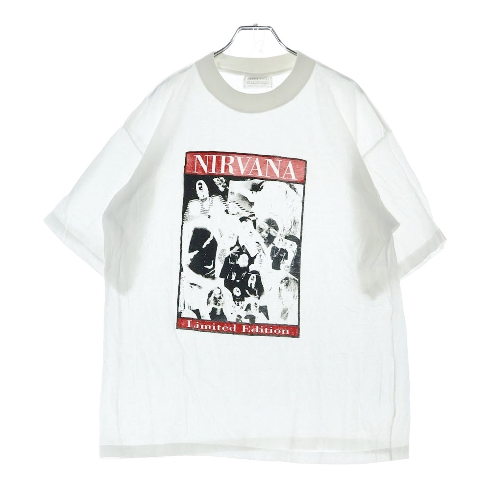 VINTAGE(ヴィンテージ) 90S NIRVANA BOX LIMITED EDITION ニルヴァーナ リミテッドエディション プリント 半袖Tシャツ ホワイト CDセット