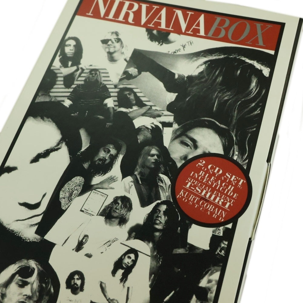 VINTAGE(ヴィンテージ) 90S NIRVANA BOX LIMITED EDITION ニルヴァーナ リミテッドエディション プリント 半袖Tシャツ ホワイト CDセット