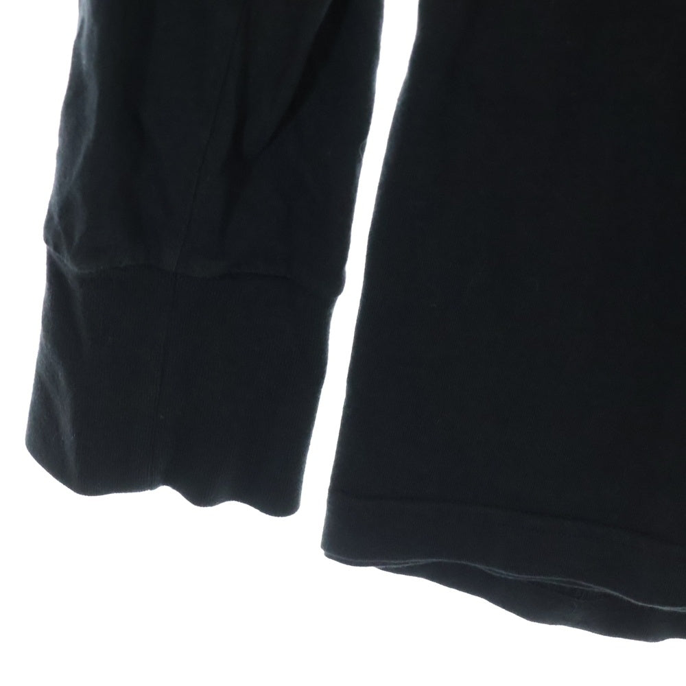 DRKSHDW(ダークシャドウ) 24SS Hustler T-Shirt レイヤードデザイン ロングスリーブ Tシャツ ブラック DU01D1269-RN