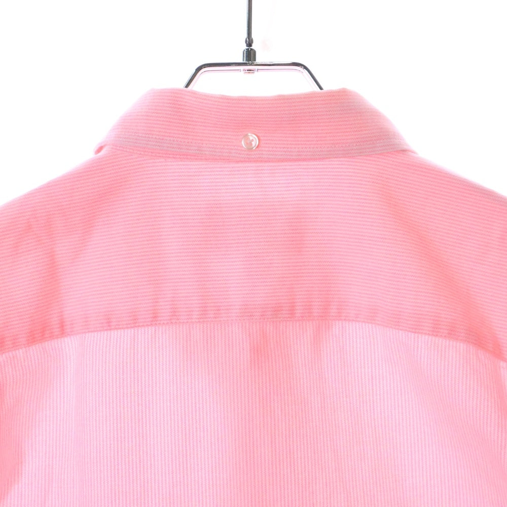 SUPREME(シュプリーム) ストライプ ボタンダウン ロングスリーブ シャツ ピンク