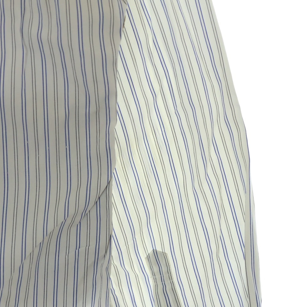 COMME des GARCONS SHIRT(コムデギャルソンシャツ) ポケット付き ストライプ 長袖シャツ ホワイト