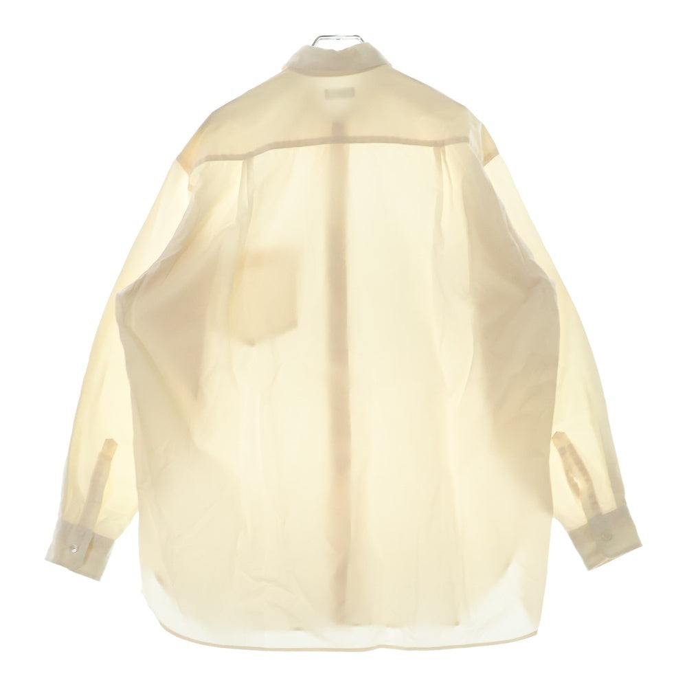 COMME des GARCONS HOMME(コムデギャルソンオム) 80S デカオム コットンポプリン プレーン ロングスリーブ シャツ ホワイト