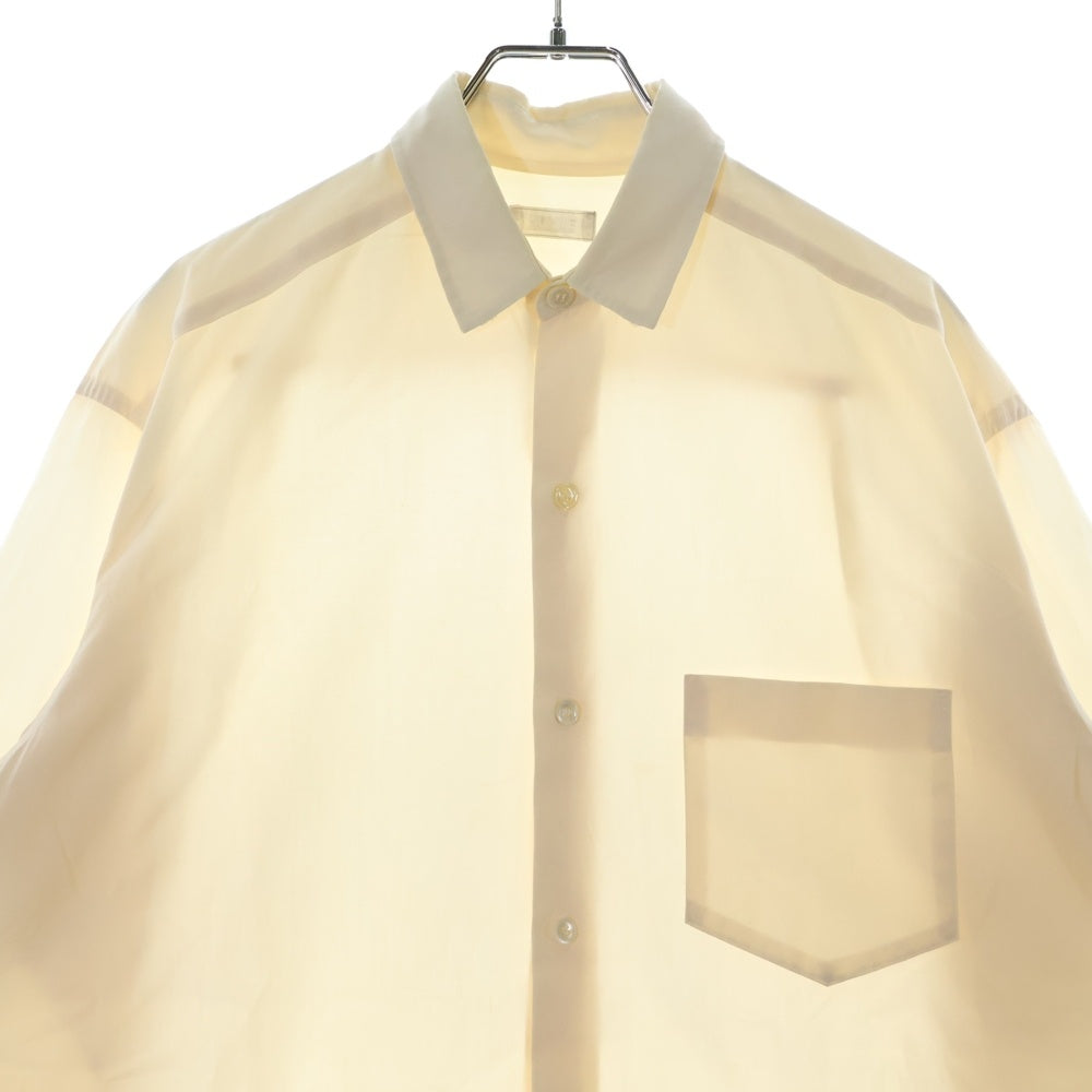 COMME des GARCONS HOMME(コムデギャルソンオム) 80S デカオム コットンポプリン プレーン ロングスリーブ シャツ ホワイト