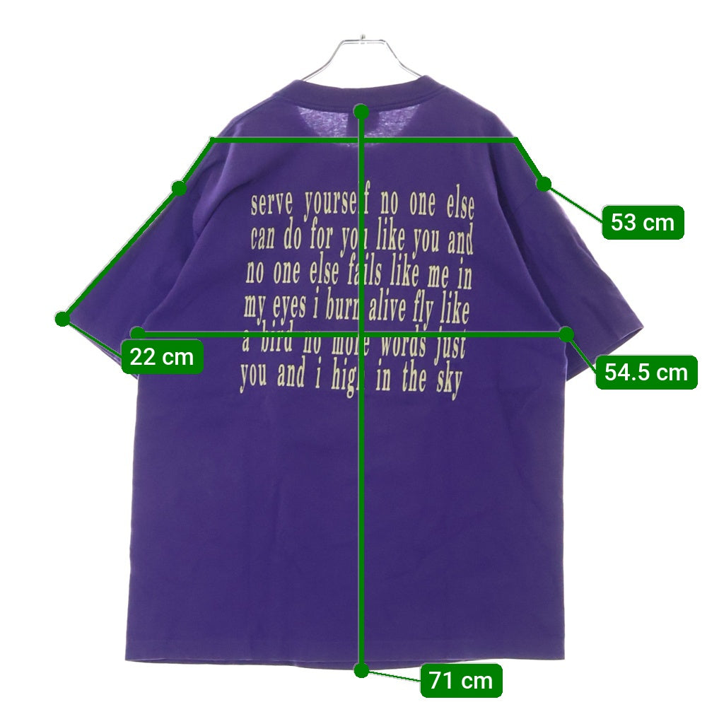 VINTAGE(ヴィンテージ) 90s THE SMASHING PUMPKINS 1992 Starla PURPLE スマッシングパンプキンズ 両面プリント 半袖Tシャツ パープル