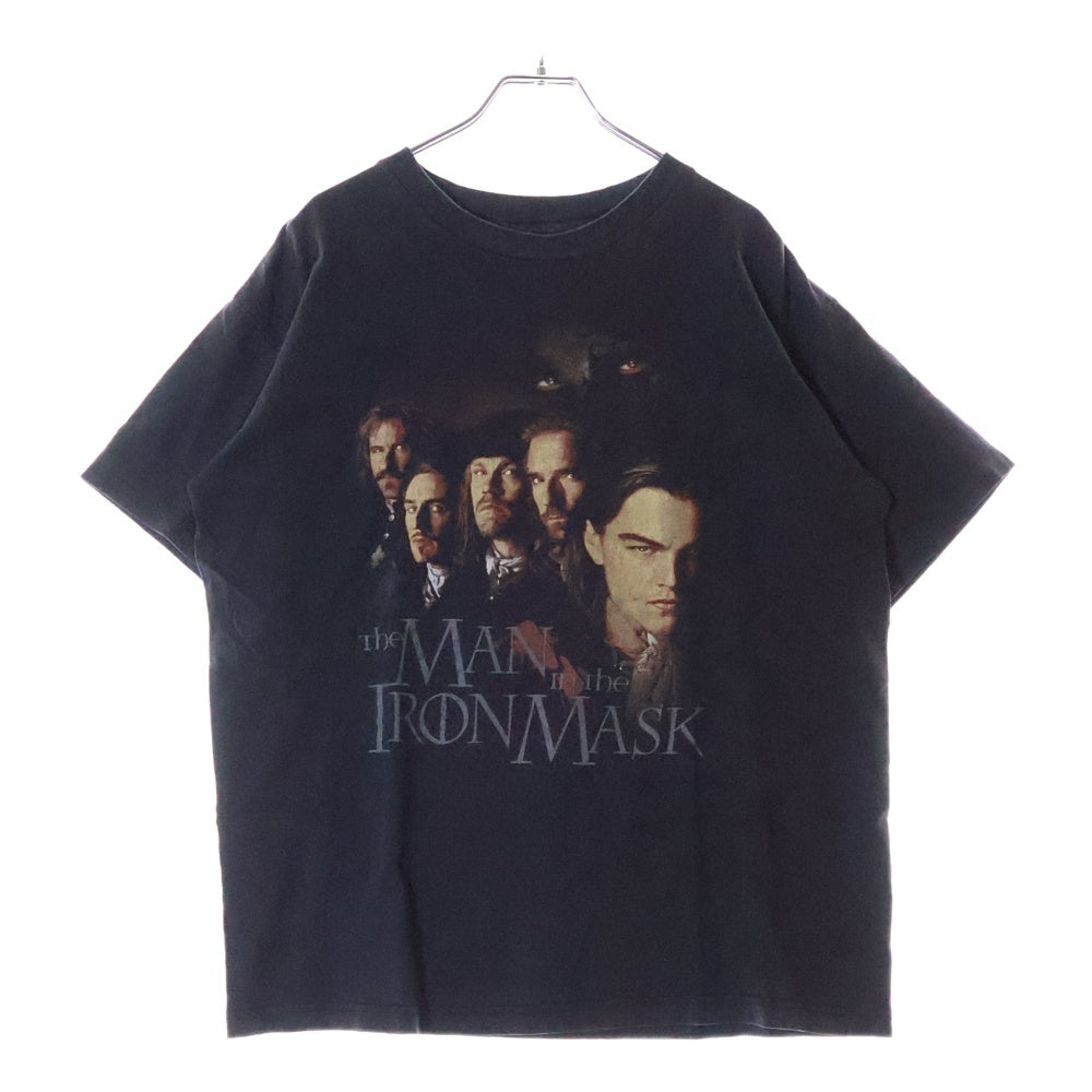 VINTAGE(ヴィンテージ) 90S THE MAN INTHE IRON MASK 鉄仮面の男 プリント 半袖Tシャツ ブラック