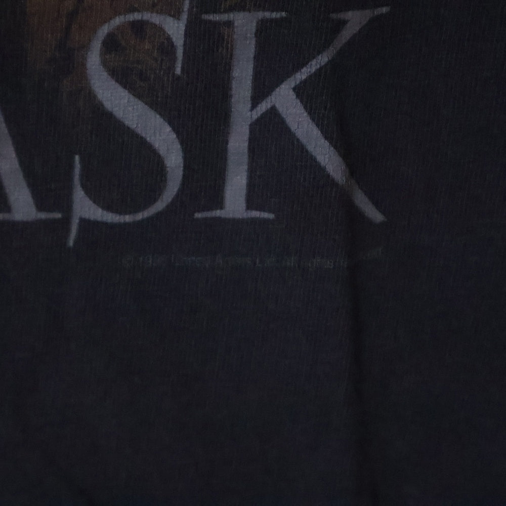 VINTAGE(ヴィンテージ) 90S THE MAN INTHE IRON MASK 鉄仮面の男 プリント 半袖Tシャツ ブラック
