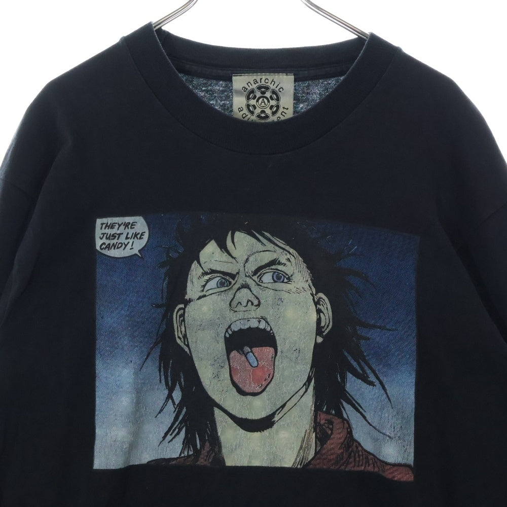 VINTAGE(ヴィンテージ) 90S ANARCHIC ADJUSTMENT AKIRA アナーキックアジャストメント アキラ ロングスリーブ 長袖Tシャツ ブラック