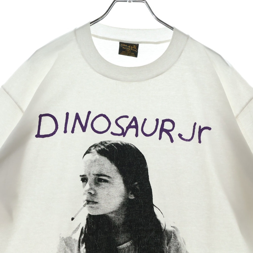 VINTAGE(ヴィンテージ) 90S DINOSAUR Jr GREEN MIND BOOTLEG ダイナソージュニア グリーンマインド ブートレグ プリント 半袖Tシャツ ホワイト