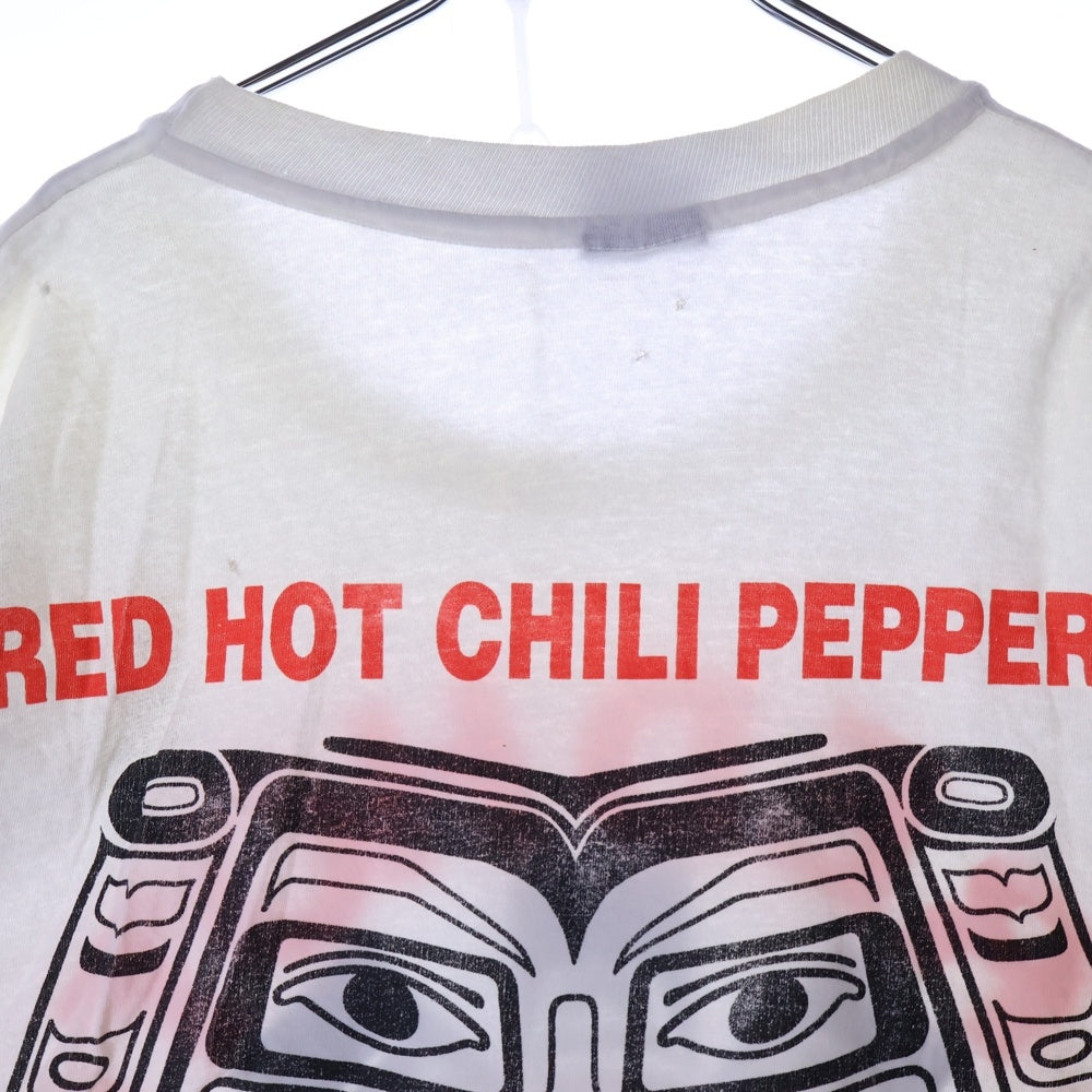 VINTAGE(ヴィンテージ) 90s RED HOT CHILI PEPPERS AZTEC WHITE TEE レッドホットチリペッパーズ 両面プリント半袖Tシャツ カットソー ホワイト