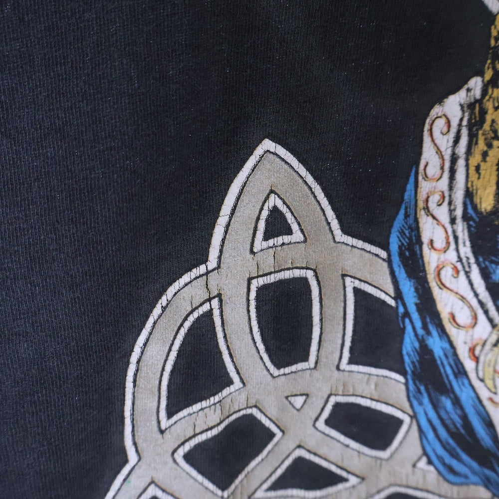 VINTAGE(ヴィンテージ) 80s LED ZEPPELIN ZOSO TEE レッド・ツェッペリン バンド 両面プリント半袖Tシャツ カットソー ブラック