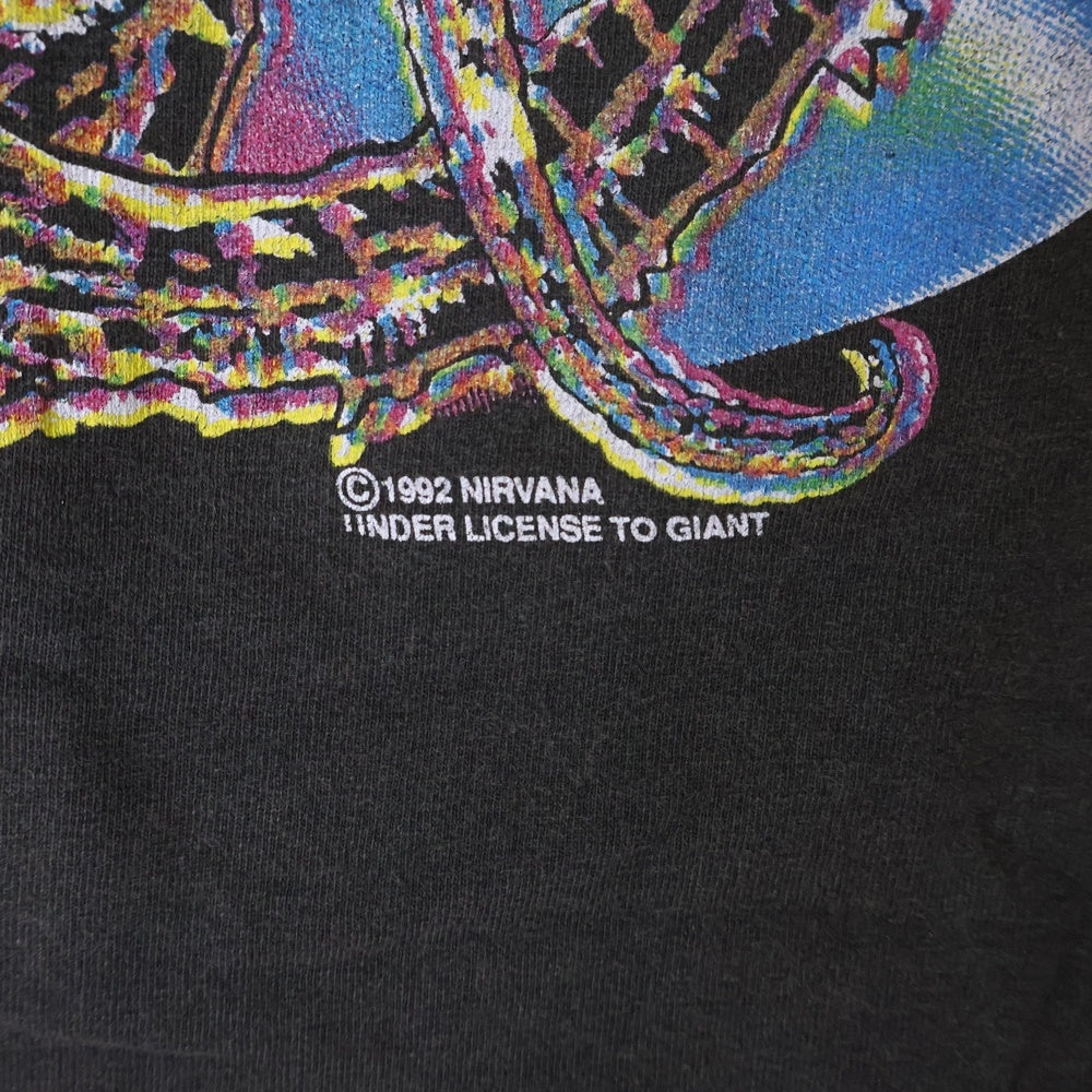 VINTAGE(ヴィンテージ) 90s NIRVANA COME AS YOU ARE TEE ニルヴァーナ フロントプリント半袖Tシャツ カットソー ブラック