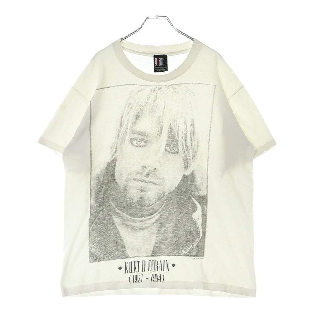 VINTAGE(ヴィンテージ) 90s NIRVANA KURT COBAIN MEMORIAL 1996 ニルバーナ カートコバーン メモリアル 半袖Tシャツ カットソー ホワイト