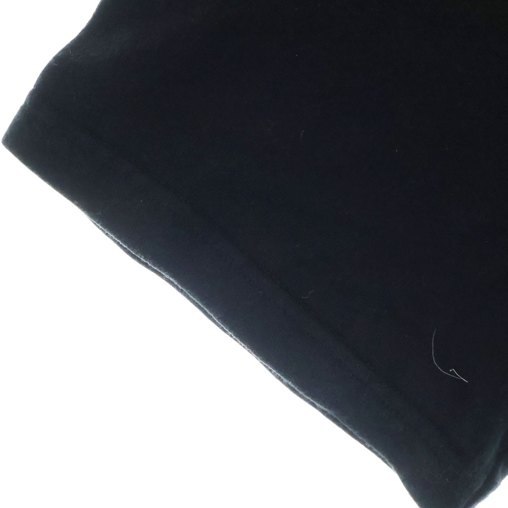 NUMBER (N)INE(ナンバーナイン) 本人期 フロントプリント 半袖Tシャツ ロング丈 ブラック