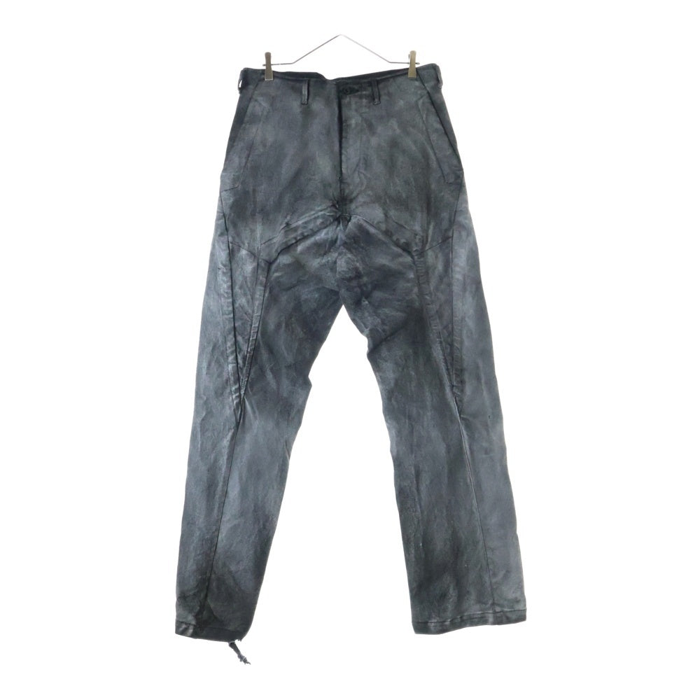 JULIUS(ユリウス) Flared Jet Pant Silver SAMPLE フレアパンツ コーティング加工