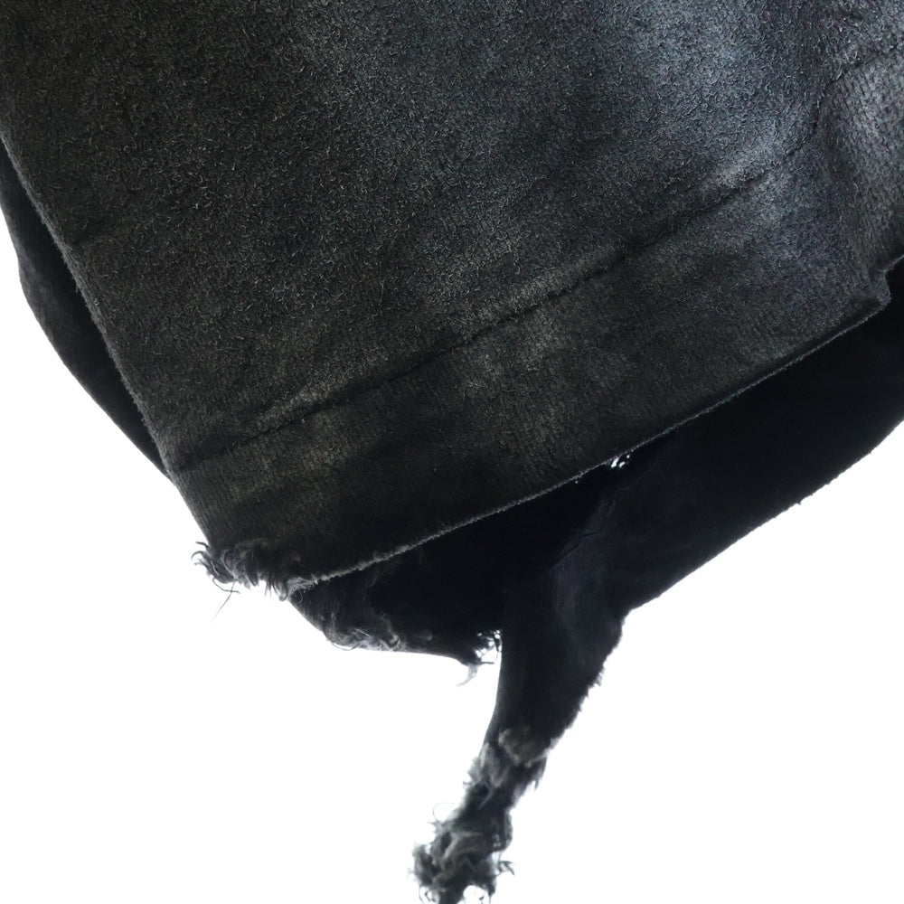 JULIUS(ユリウス) Flared Jet Pant Silver SAMPLE フレアパンツ コーティング加工