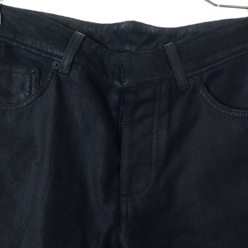 BALENCIAGA(バレンシアガ) 11SS ニコラ期 コーティングデニムパンツ ブラック