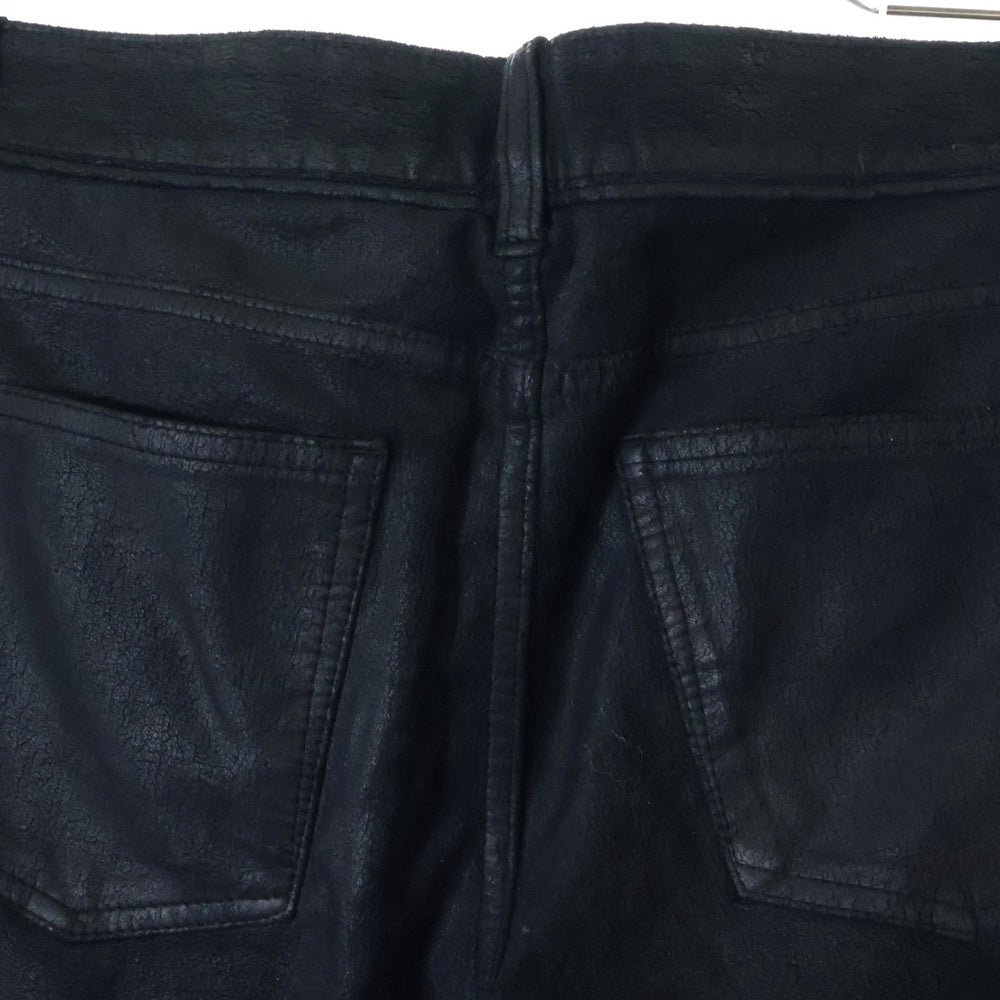 BALENCIAGA(バレンシアガ) 11SS ニコラ期 コーティングデニムパンツ ブラック