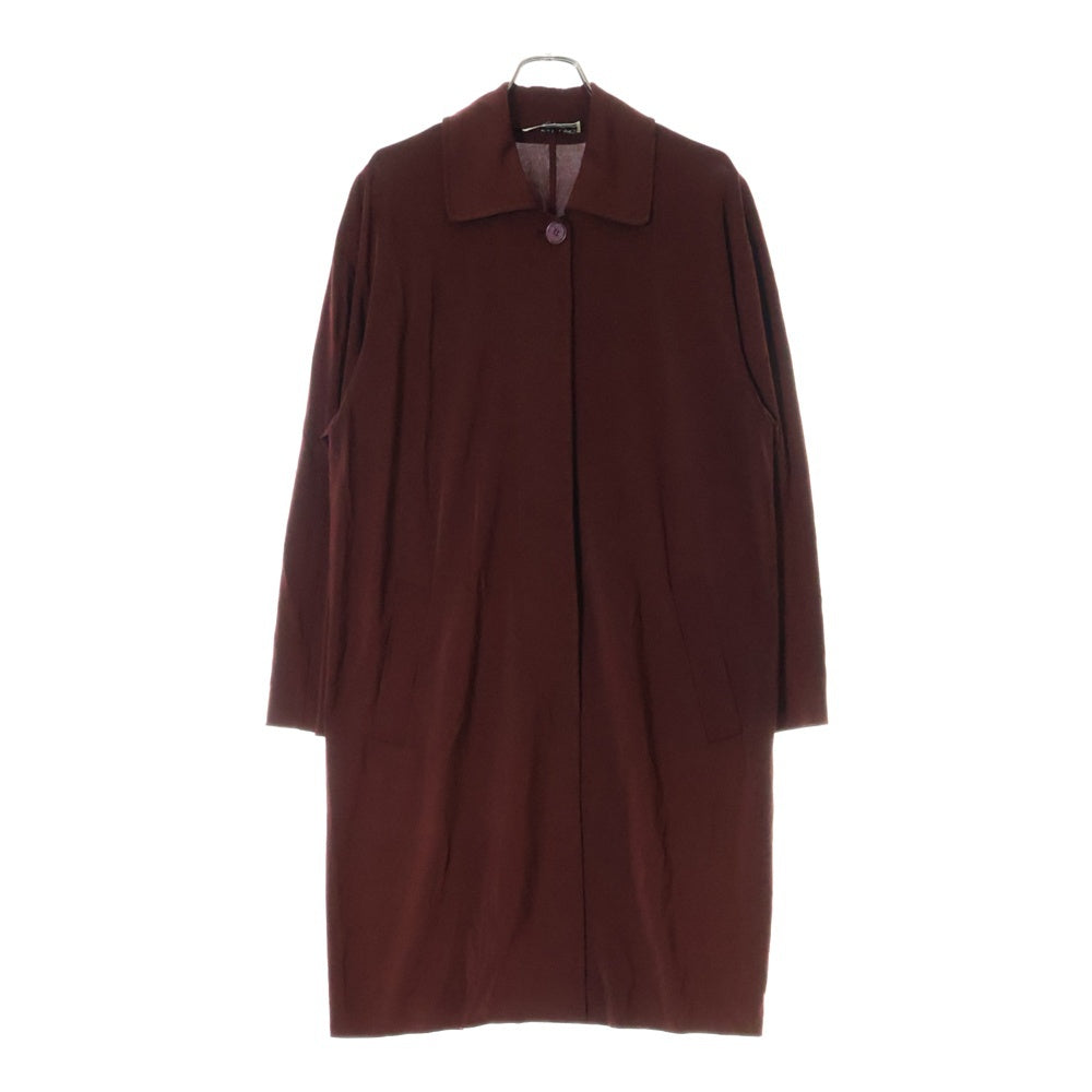 HELMUT LANG(ヘルムートラング) 本人期 初期 レーヨン ロングコート バーガンディ レディース