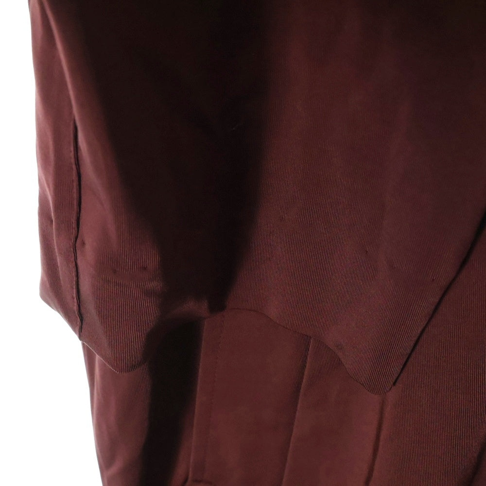 HELMUT LANG(ヘルムートラング) 本人期 初期 レーヨン ロングコート バーガンディ レディース