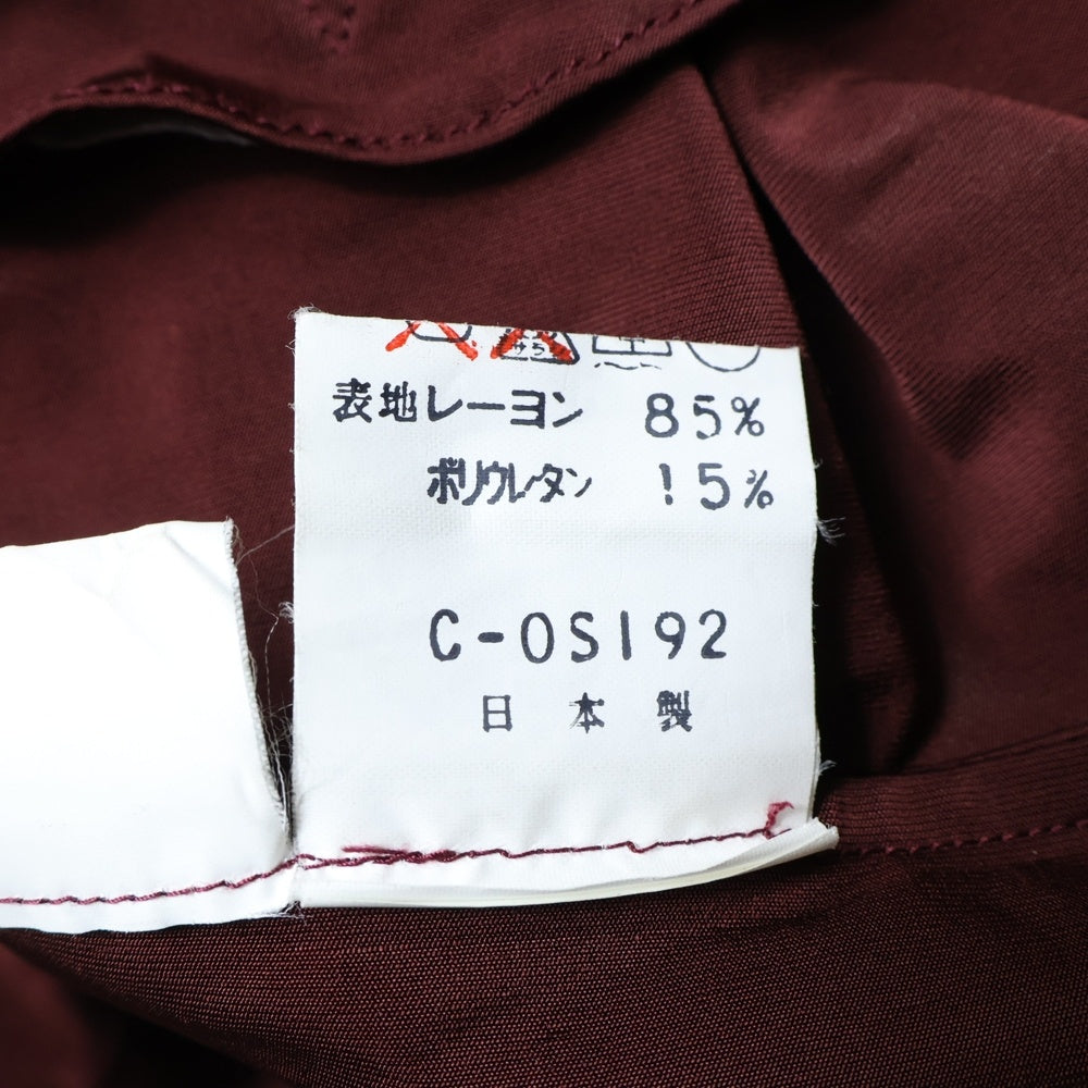 HELMUT LANG(ヘルムートラング) 本人期 初期 レーヨン ロングコート バーガンディ レディース