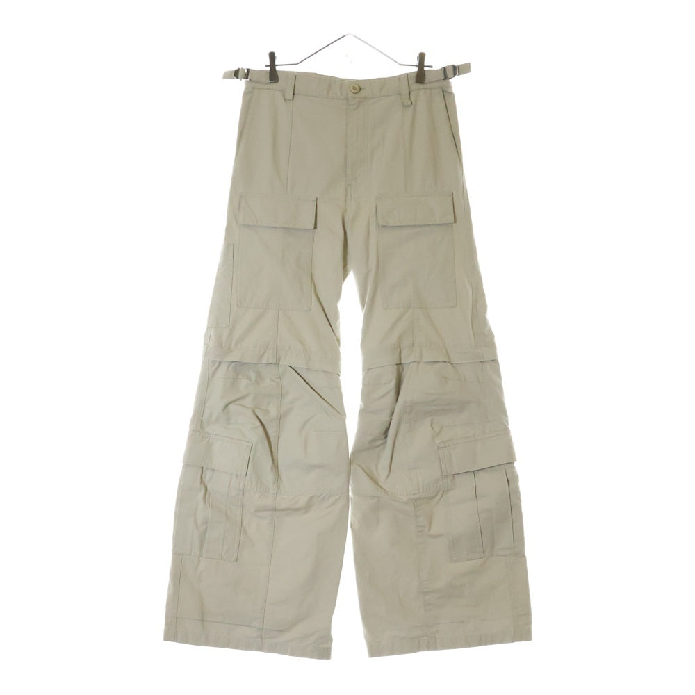 BALENCIAGA(バレンシアガ) 23AW FLARED CARGO PANTS フレアカーゴロングパンツ ベージュ 768810 TKP27