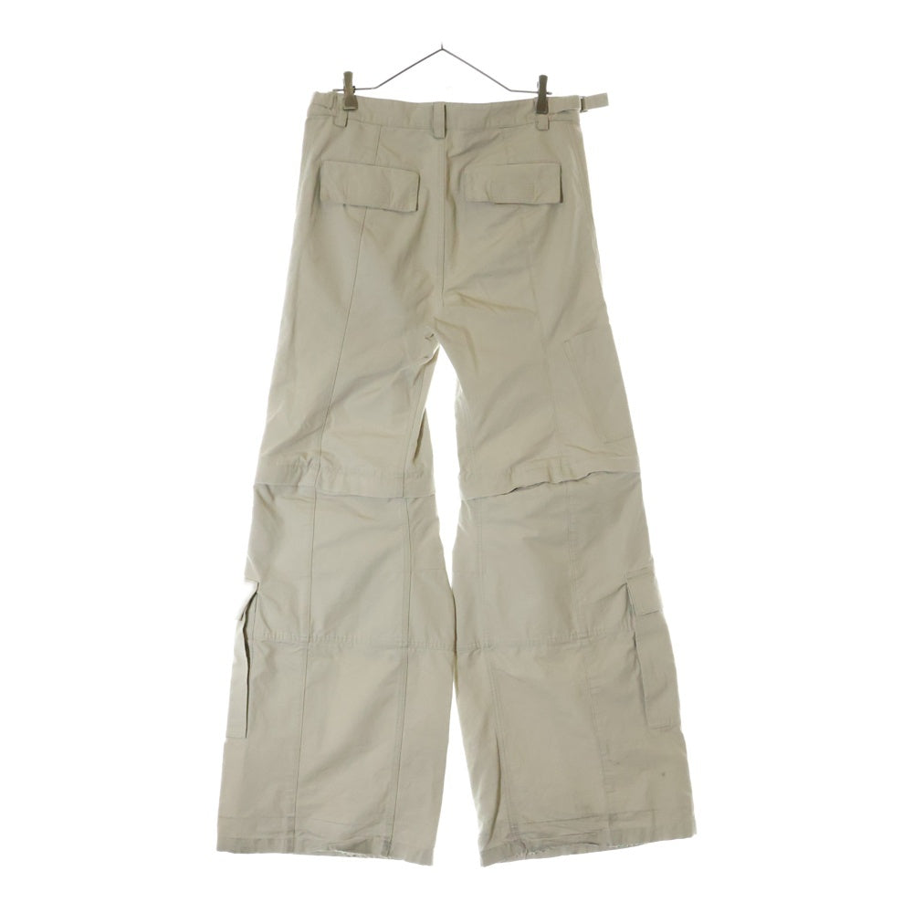 BALENCIAGA(バレンシアガ) 23AW FLARED CARGO PANTS フレアカーゴロングパンツ ベージュ 768810 TKP27