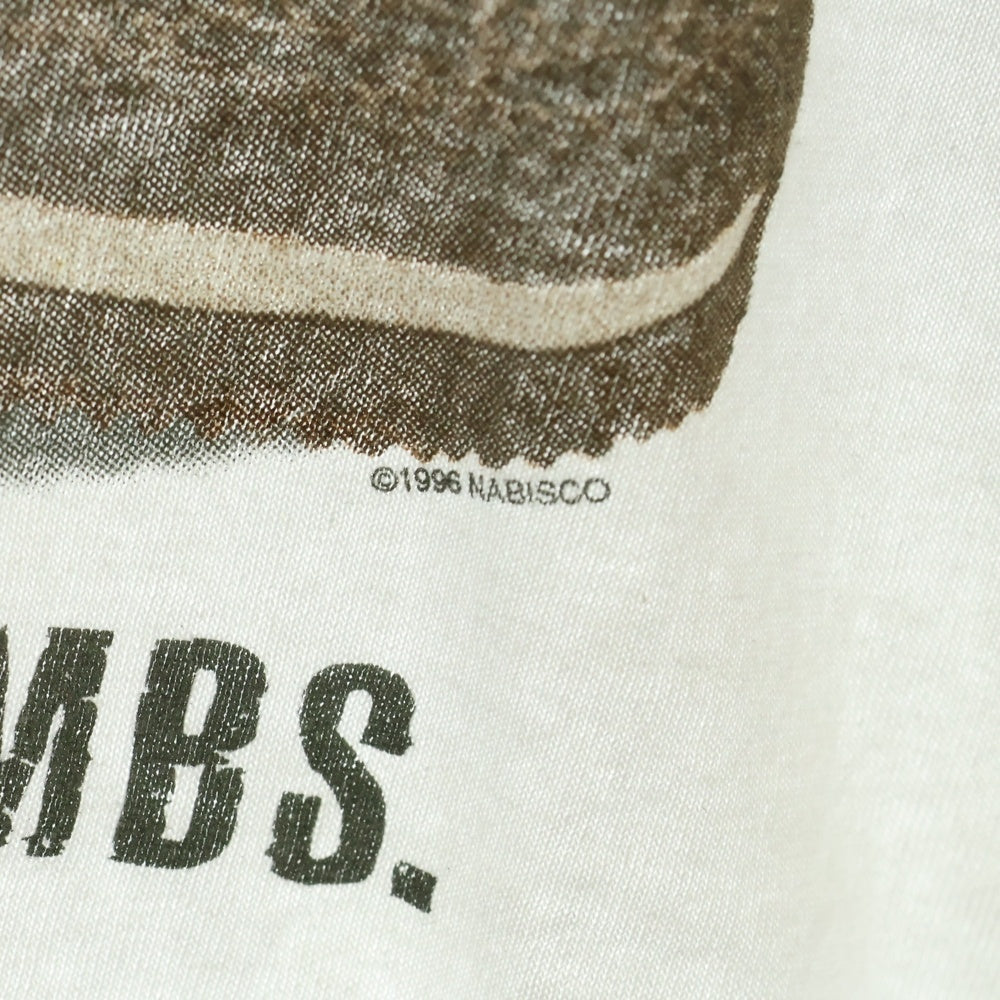 VINTAGE(ヴィンテージ) 90S OREO Is Life オレオ 企業プリント 半袖Tシャツ ホワイト