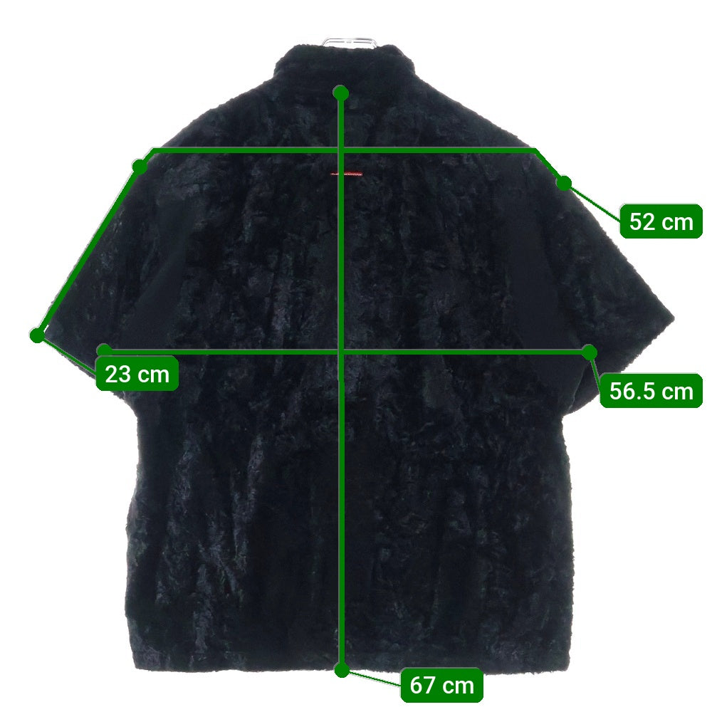 SUPREME(シュプリーム) 25SS GOODENOUGH Crushed Rayon S/S Shirt グッドイナフ クラッシュレーヨン ショートスリーブ 半袖シャツ ブラック