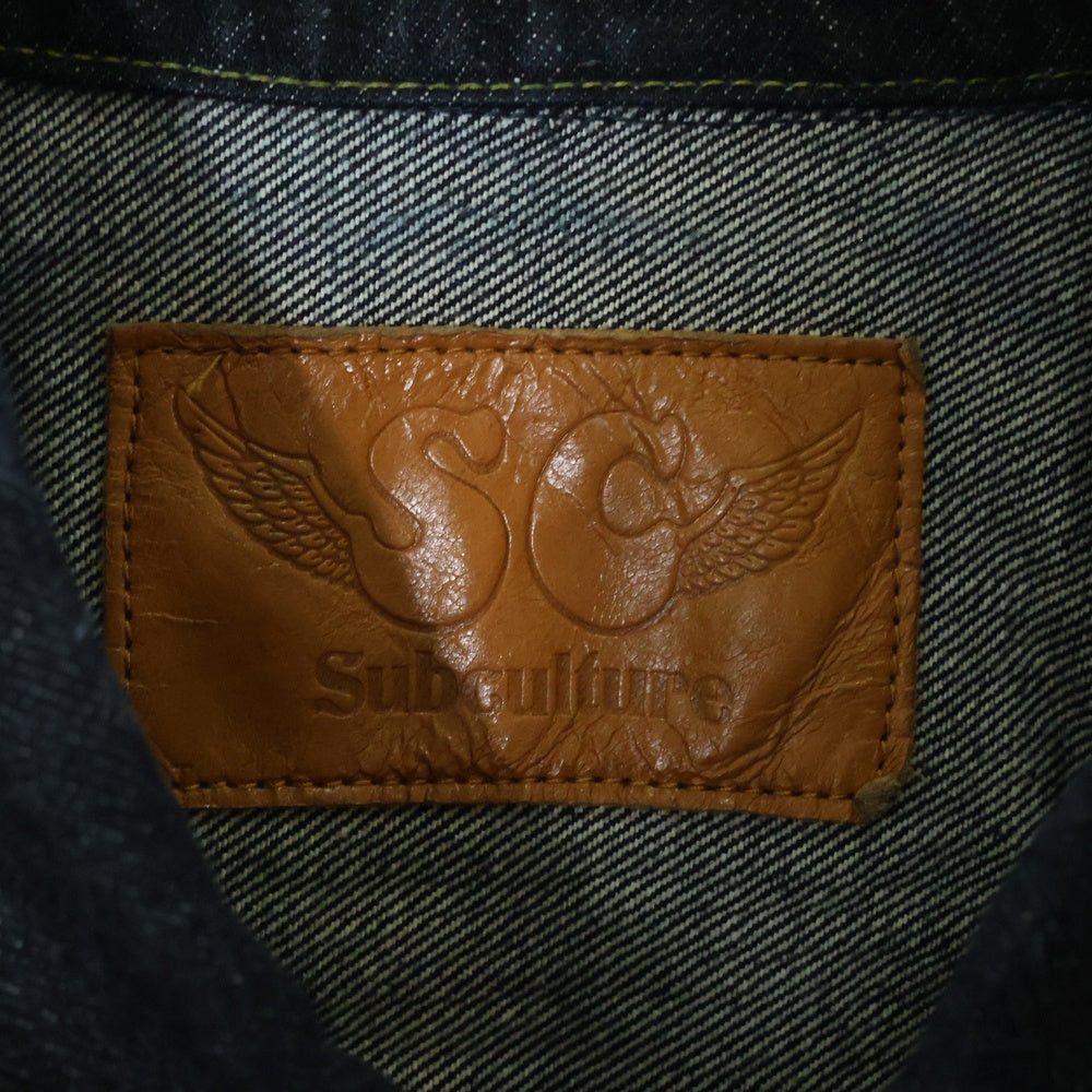 SUBCULTURE(サブカルチャー) S06XX Denim Jacket SCJK-CL07 デニムジャケット シンチバック付き インディゴ