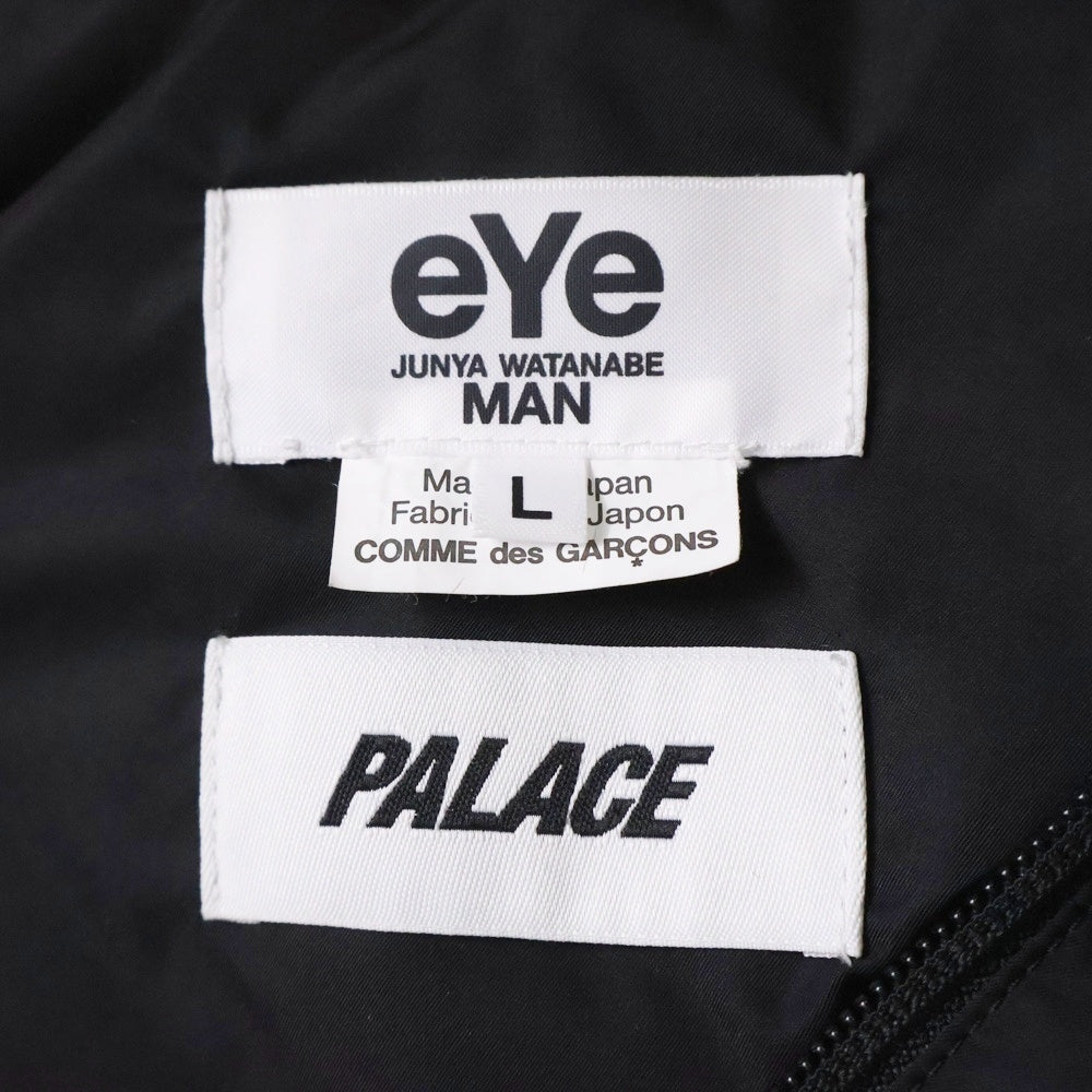 eYe COMME des GARCONS JUNYA WATANABE MAN(アイ コム デ ギャルソン ジュンヤ ワタナベ マン) 24AW × PALACE W-NAME PULLOVER JACKET プルオーバージャケット wn-j919 AD2024 ブラック