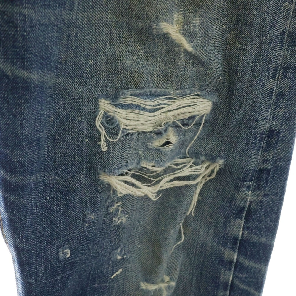 Levi's(リーバイス) 60s VINTAGE 505 BIG E ボタン裏刻印8 42TALON ZIP ジップフライデニムパンツ インディゴ