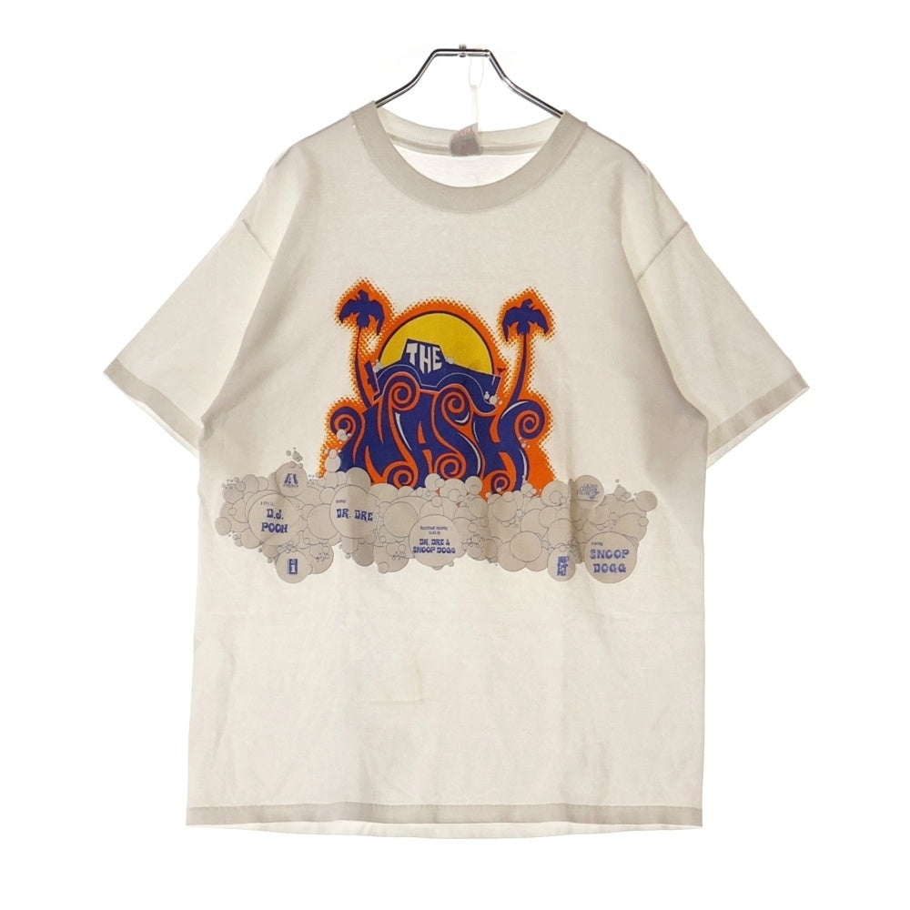 VINTAGE(ヴィンテージ) 90S THE WASH Promotion グラフィックプリント 半袖Tシャツ ホワイト