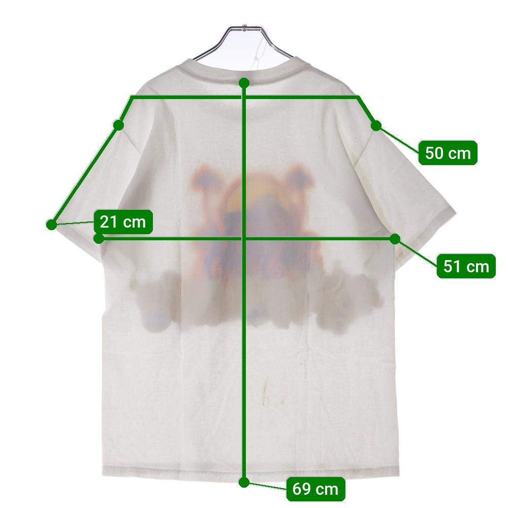 VINTAGE(ヴィンテージ) 90S THE WASH Promotion グラフィックプリント 半袖Tシャツ ホワイト