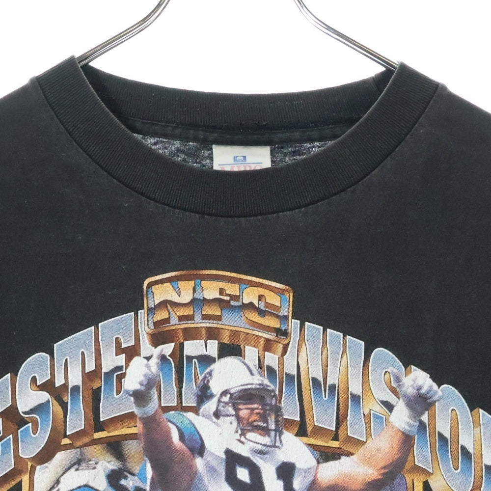 VINTAGE(ヴィンテージ) 90S Carolina Panthers カロライナーパンサー プリント 半袖Tシャツ ブラック