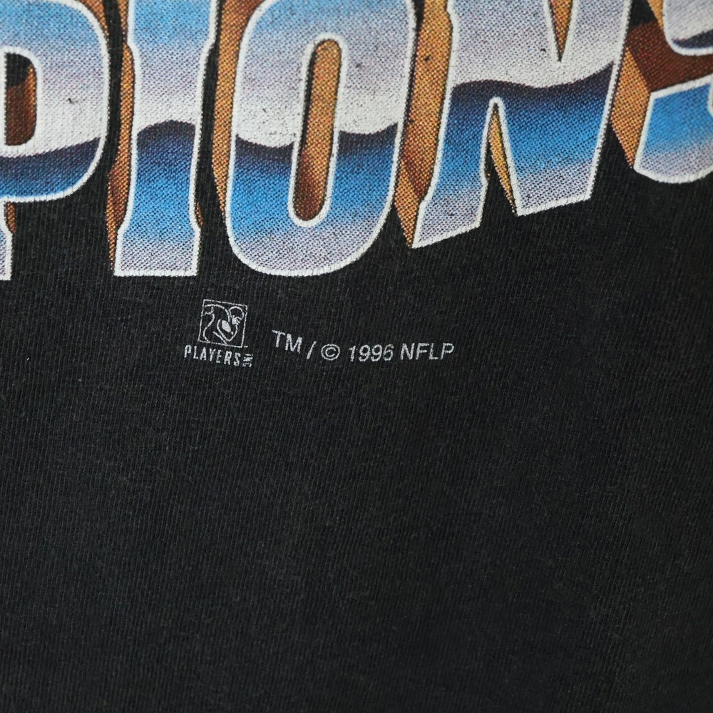VINTAGE(ヴィンテージ) 90S Carolina Panthers カロライナーパンサー プリント 半袖Tシャツ ブラック
