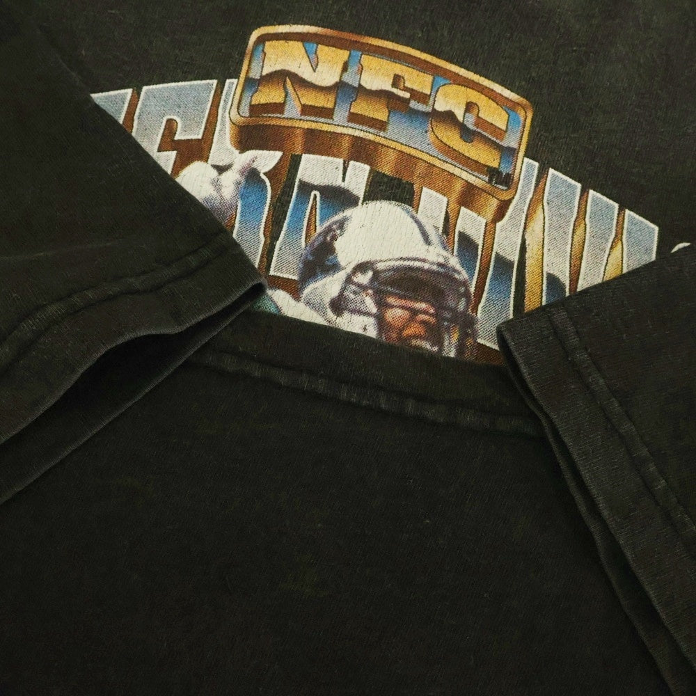 VINTAGE(ヴィンテージ) 90S Carolina Panthers カロライナーパンサー プリント 半袖Tシャツ ブラック