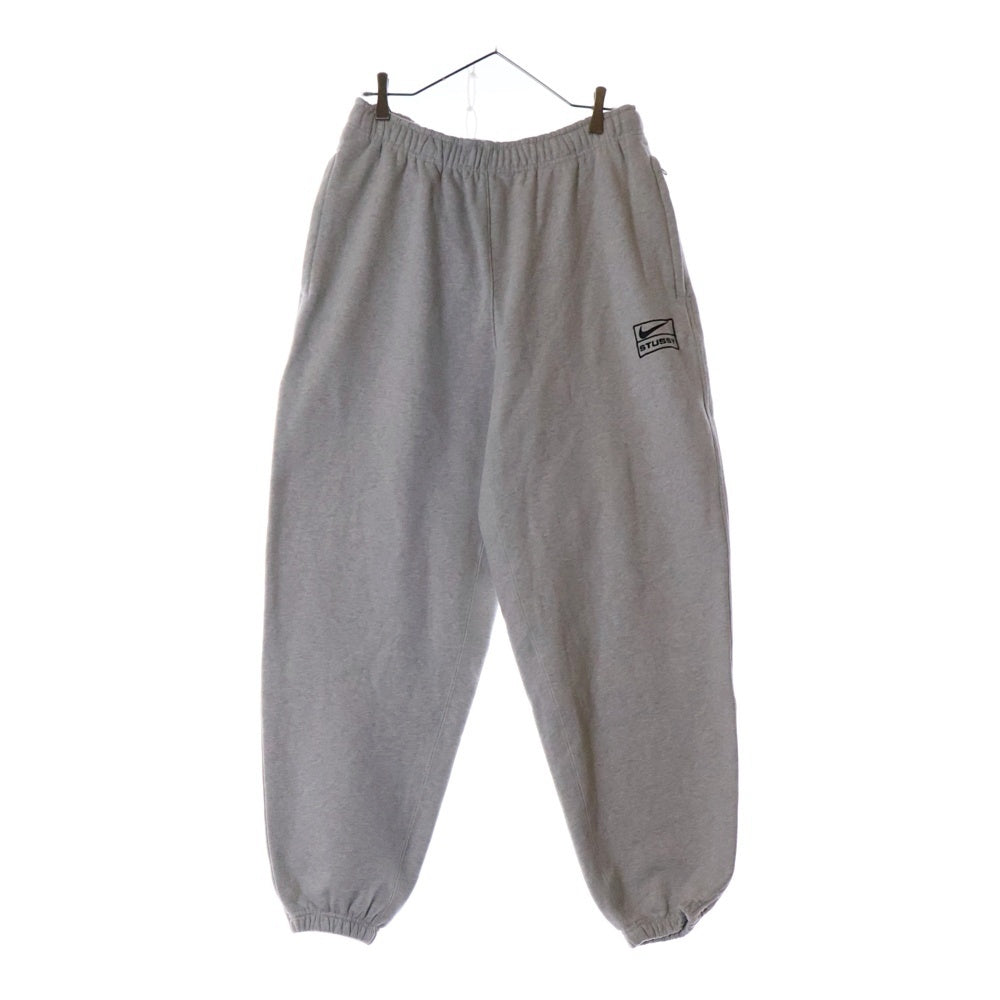 NIKE(ナイキ) 23AW ×Stussy Fleece Pant ステューシー フリーススウェットパンツ グレー FN5231-050