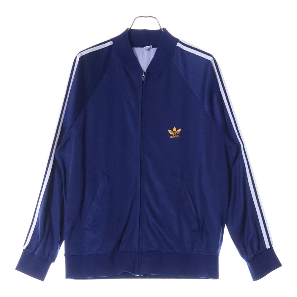 adidas(アディダス) 70S 三つ葉タグ フランス製 ロゴ刺繍 トラックジャケット ネイビー
