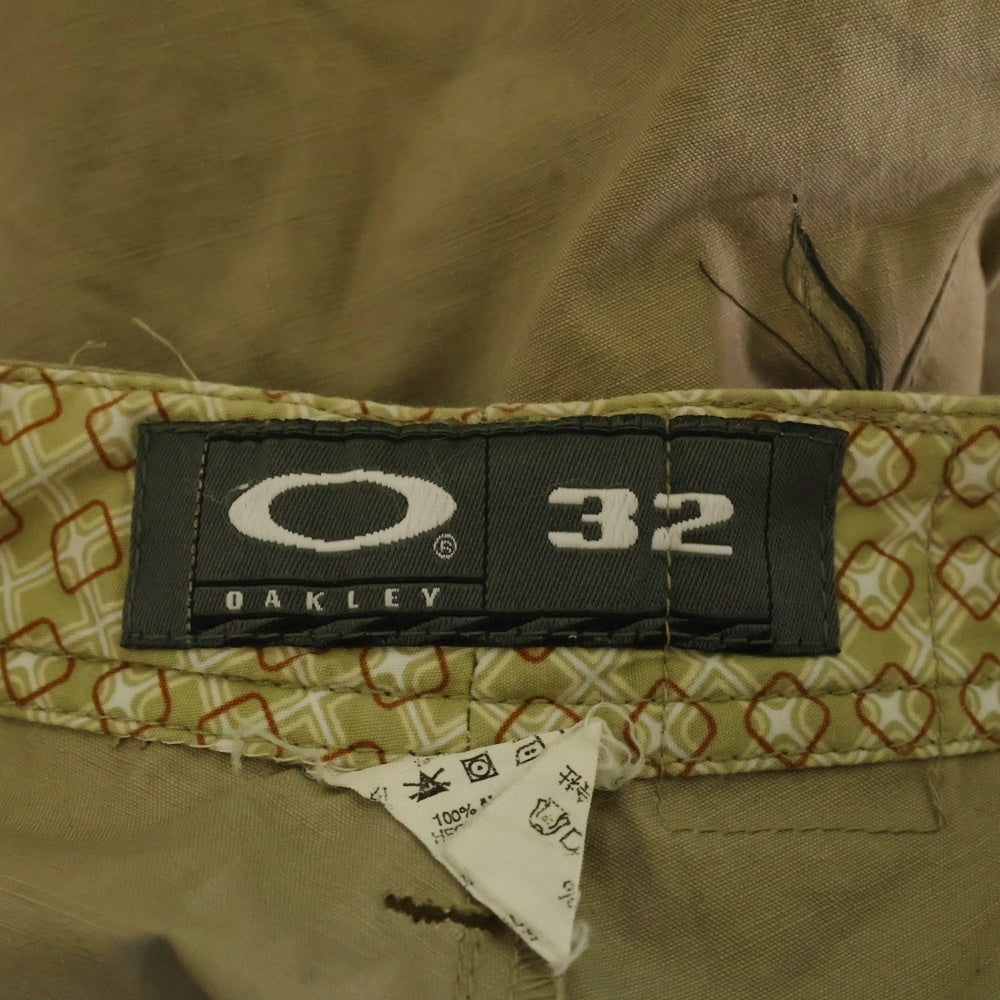 OAKLEY(オークリー) 00S カッティングデザイン ハーフパンツ ベージュ