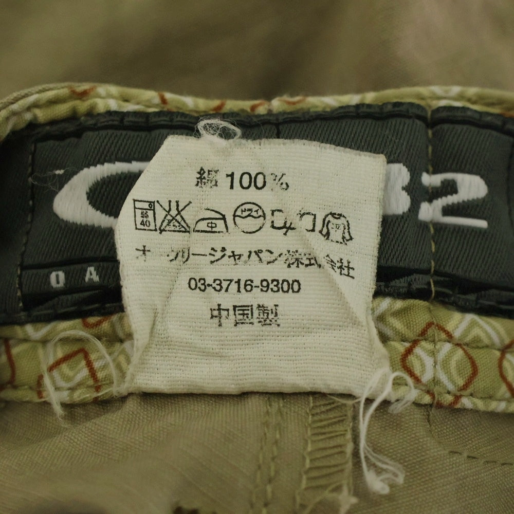 OAKLEY(オークリー) 00S カッティングデザイン ハーフパンツ ベージュ